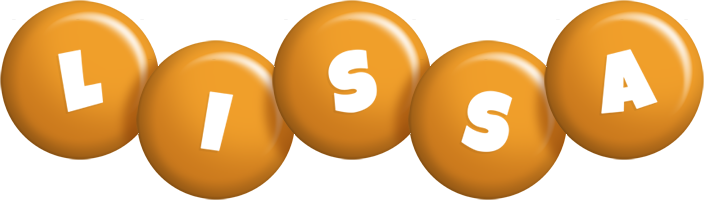 Lissa candy-orange logo