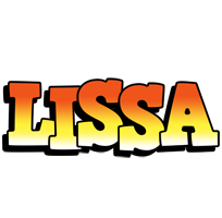 Lissa sunset logo