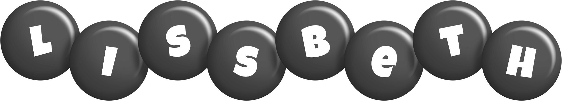 Lissbeth candy-black logo