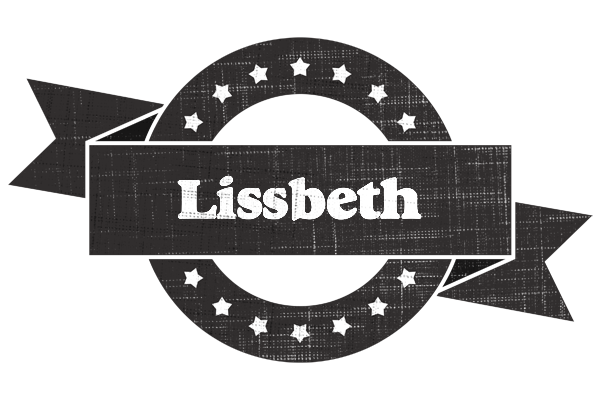 Lissbeth grunge logo