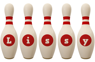 Lissy bowling-pin logo