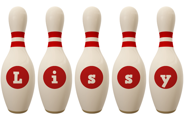 Lissy bowling-pin logo