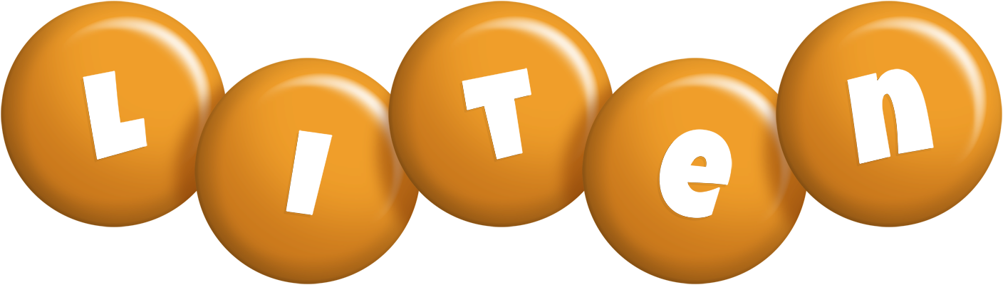 Liten candy-orange logo