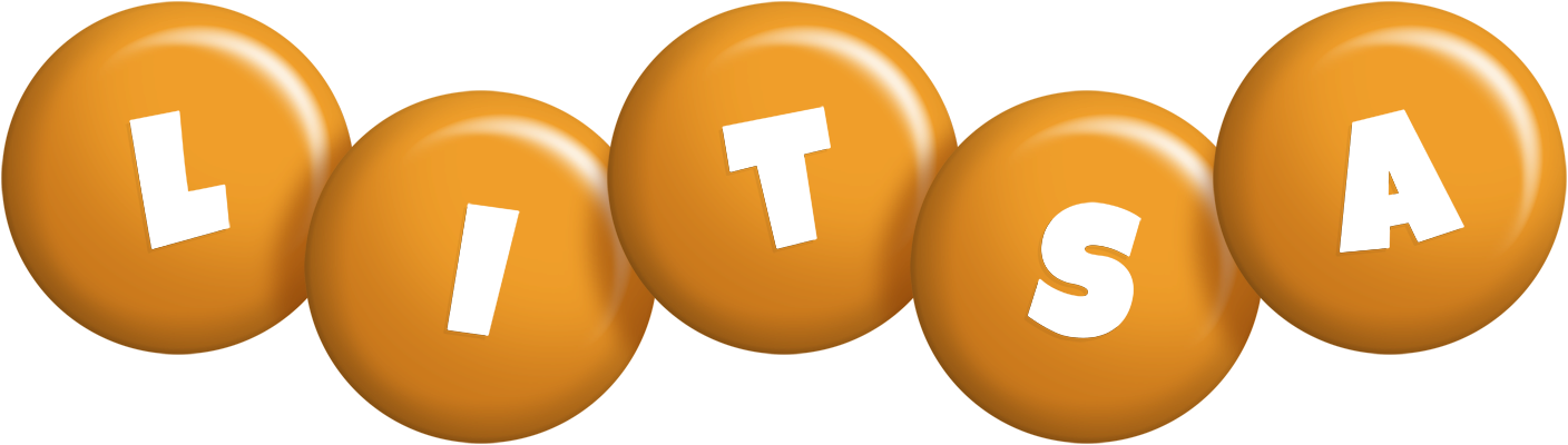 Litsa candy-orange logo