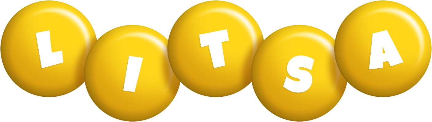 Litsa candy-yellow logo