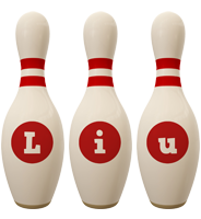 Liu bowling-pin logo