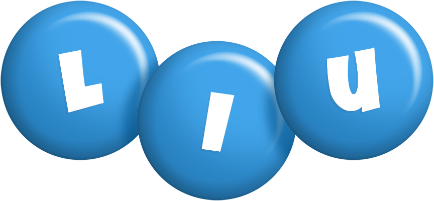 Liu candy-blue logo