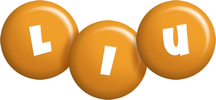 Liu candy-orange logo