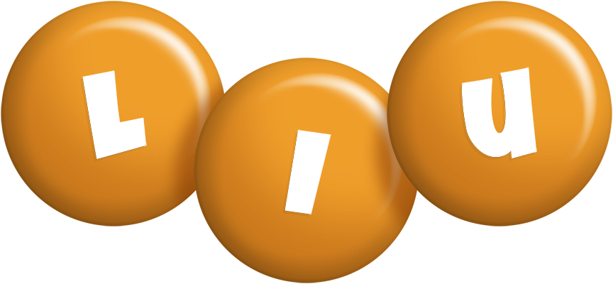 Liu candy-orange logo