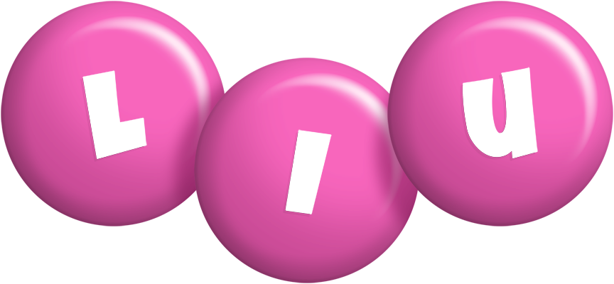 Liu candy-pink logo