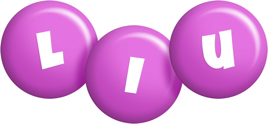 Liu candy-purple logo