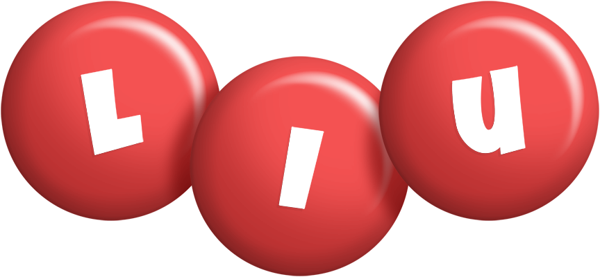 Liu candy-red logo
