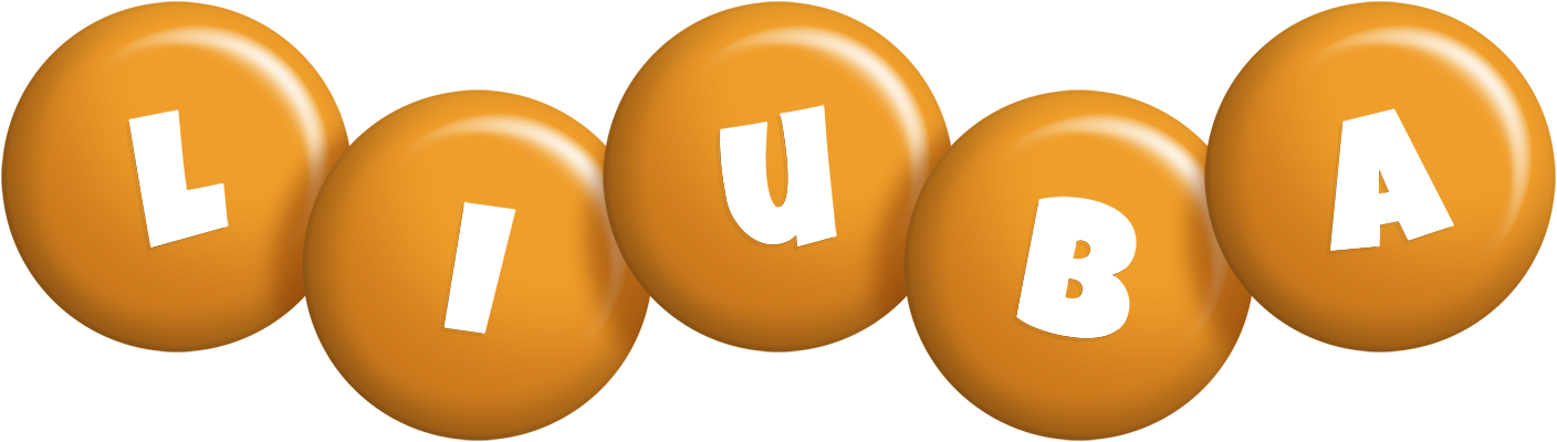Liuba candy-orange logo