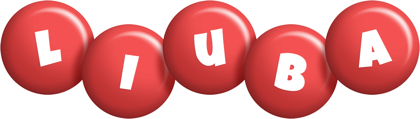 Liuba candy-red logo