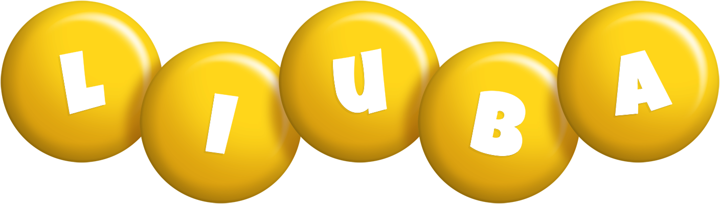 Liuba candy-yellow logo
