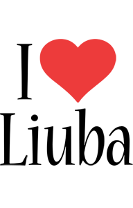 Liuba i-love logo