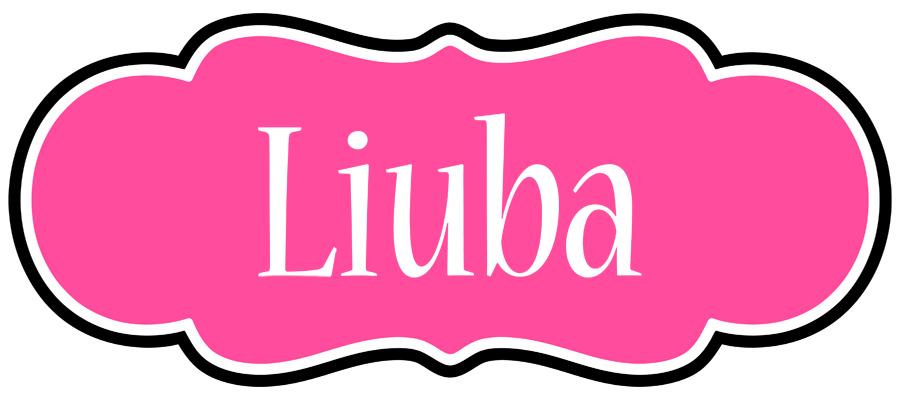 Liuba invitation logo