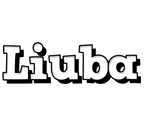 Liuba snowing logo