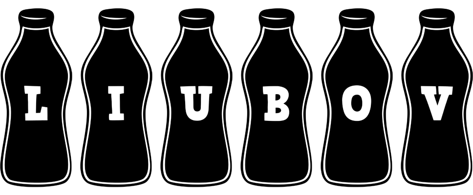 Liubov bottle logo