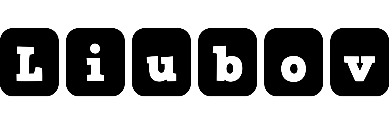 Liubov box logo
