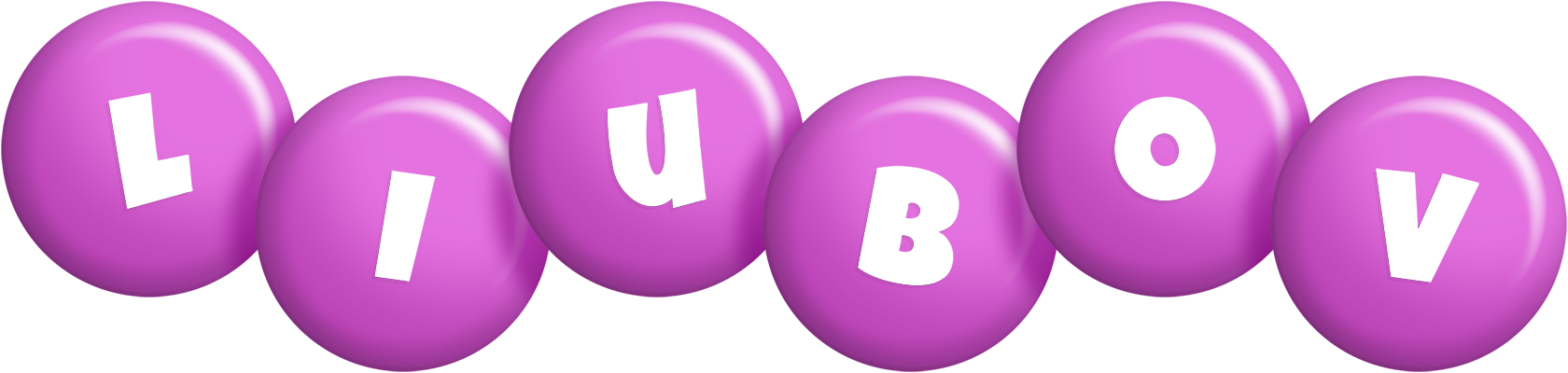 Liubov candy-purple logo