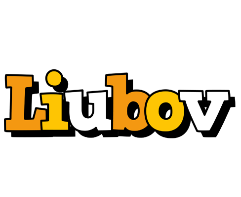 Liubov cartoon logo