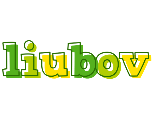 Liubov juice logo