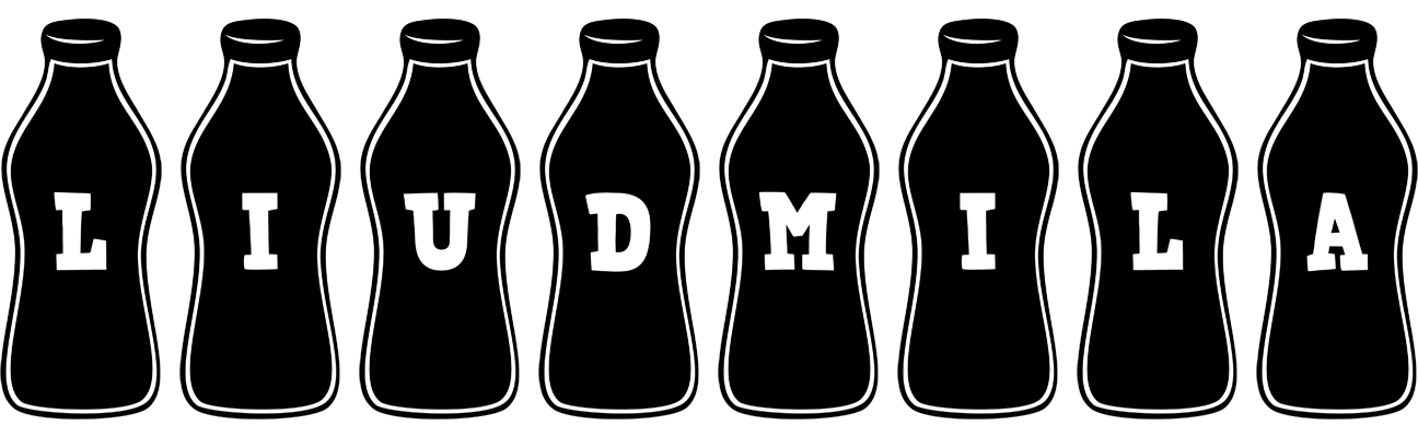 Liudmila bottle logo