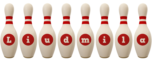 Liudmila bowling-pin logo