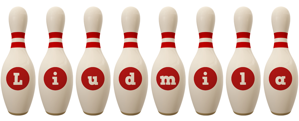 Liudmila bowling-pin logo