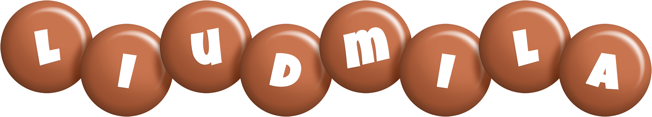 Liudmila candy-brown logo