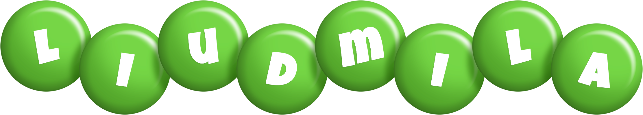 Liudmila candy-green logo