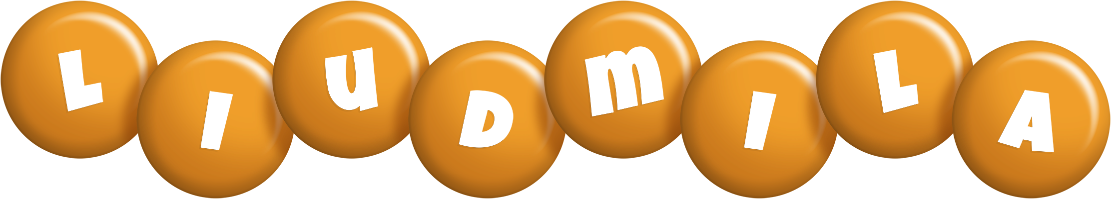 Liudmila candy-orange logo