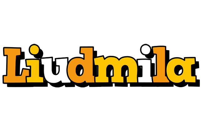 Liudmila cartoon logo
