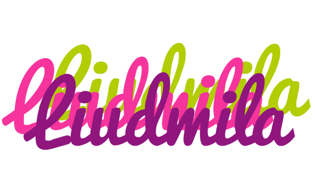Liudmila flowers logo