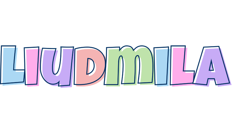 Liudmila pastel logo