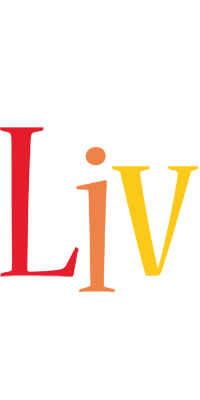 Liv birthday logo