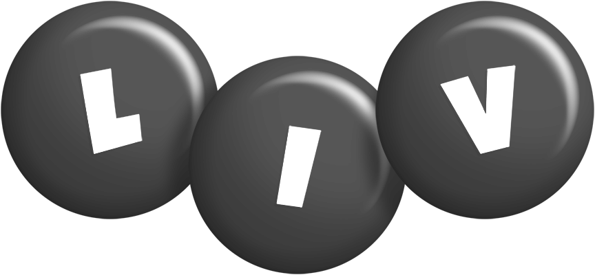 Liv candy-black logo