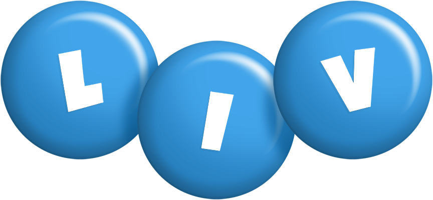 Liv candy-blue logo