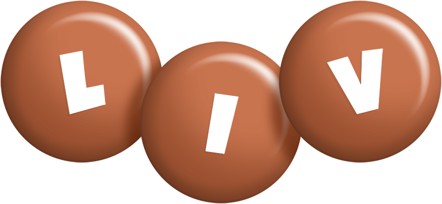 Liv candy-brown logo