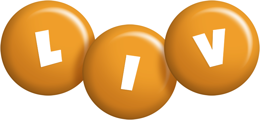 Liv candy-orange logo