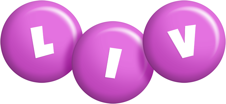 Liv candy-purple logo