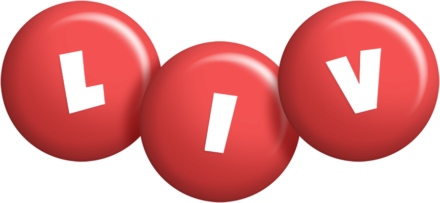 Liv candy-red logo