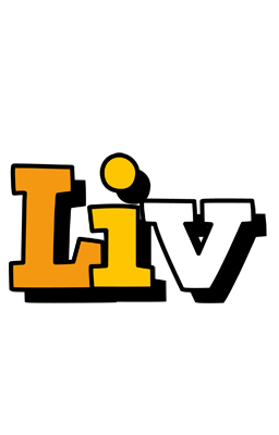 Liv cartoon logo