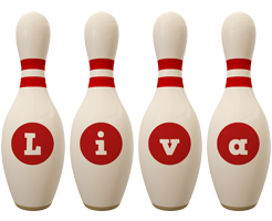 Liva bowling-pin logo