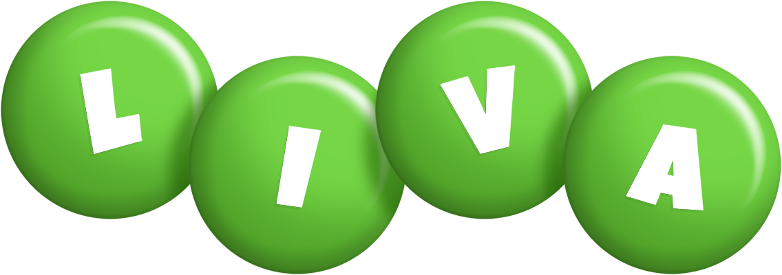 Liva candy-green logo