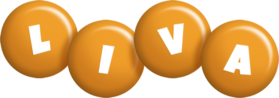 Liva candy-orange logo