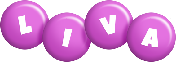 Liva candy-purple logo