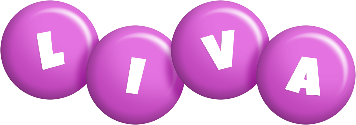Liva candy-purple logo