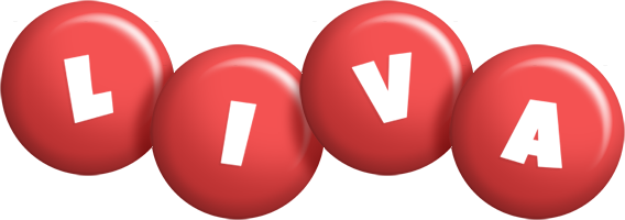 Liva candy-red logo